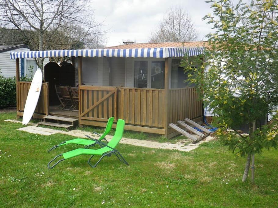 Mobil Home Sur La Cote Landaise Saint-Julien-en-Born Dış mekan fotoğraf